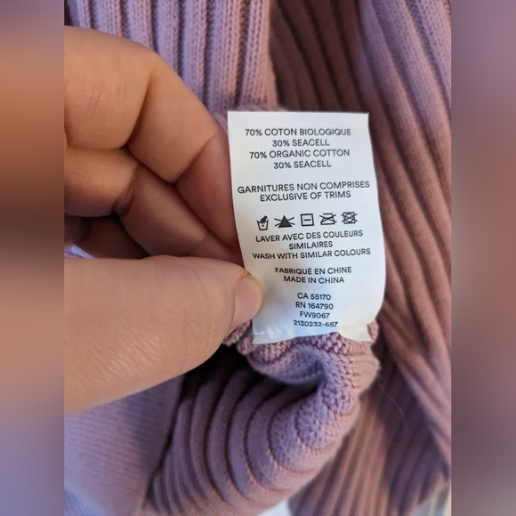 The Ara SeaCell Sweater in Soft Orchid - Picture 2 of 5